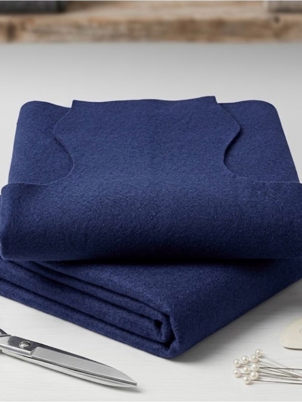 Unbranded Navy Blue Fabric Remnant – New Condition